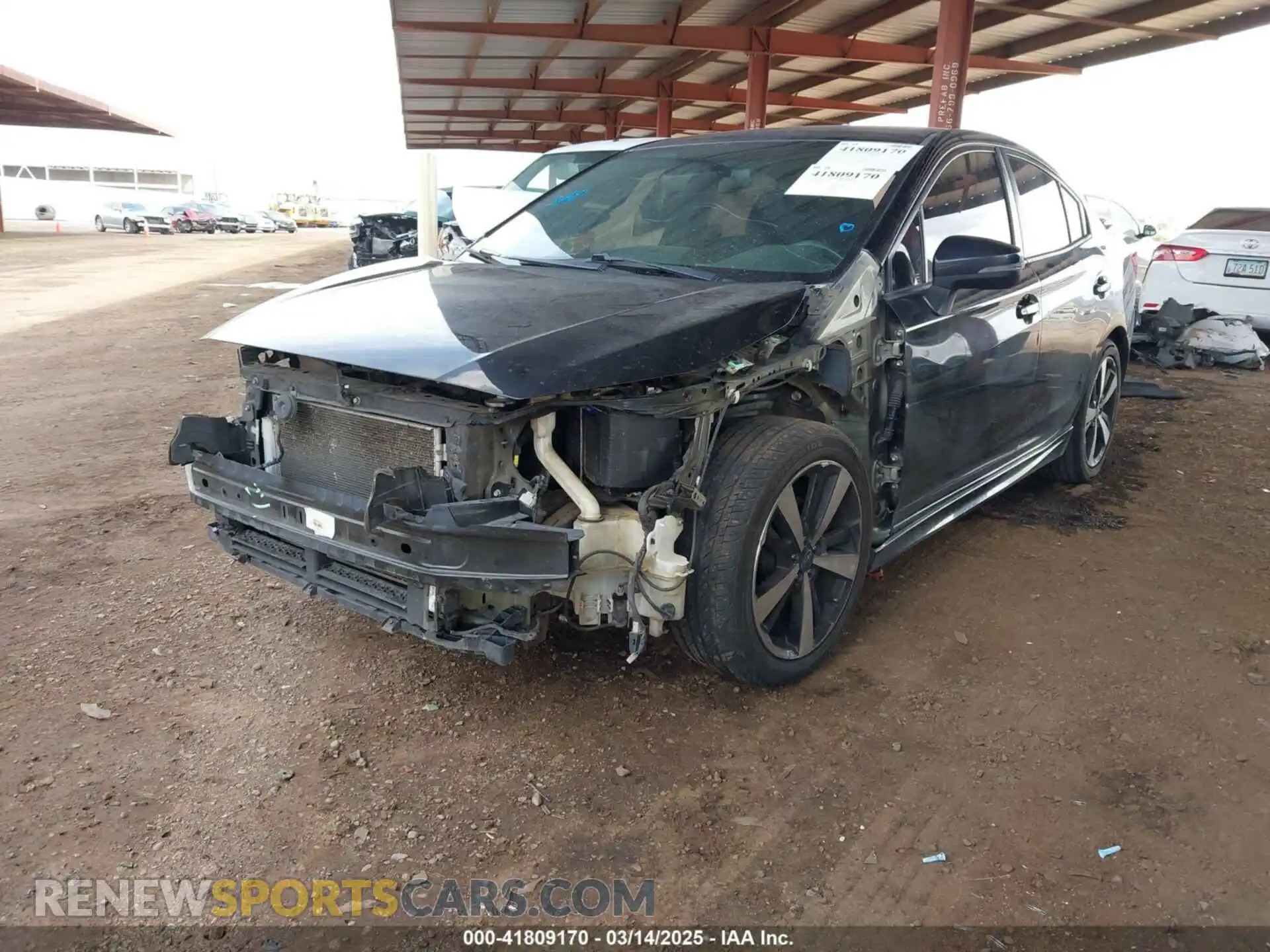 2 Photograph of a damaged car 4S3GKAJ61K3607155 SUBARU IMPREZA 2019