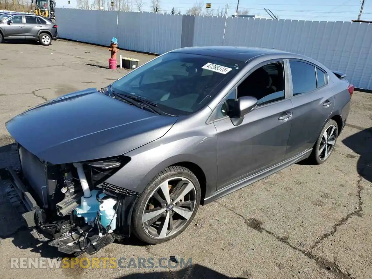 1 Photograph of a damaged car 4S3GKAM61K3619348 SUBARU IMPREZA 2019