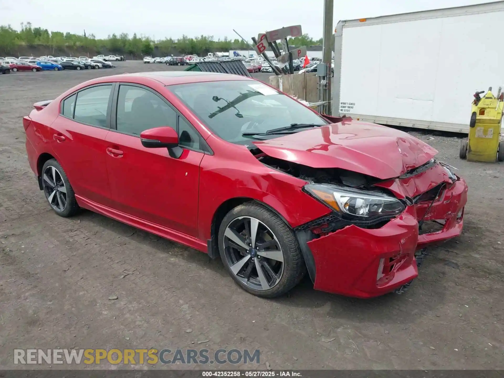 1 Photograph of a damaged car 4S3GKAM6XK3602175 SUBARU IMPREZA 2019