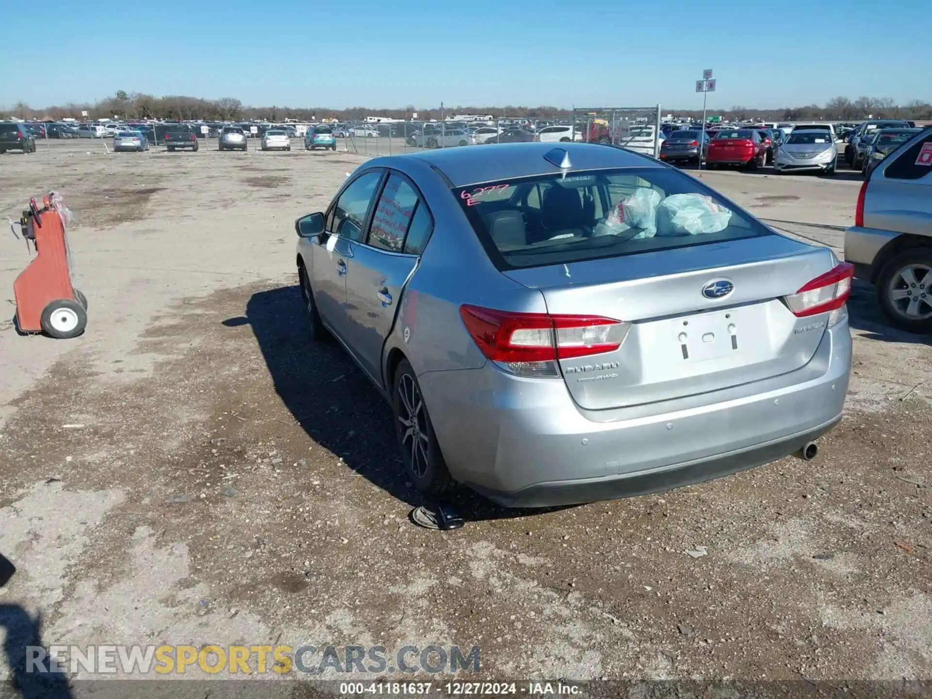 3 Photograph of a damaged car 4S3GKAU6XK3623446 SUBARU IMPREZA 2019