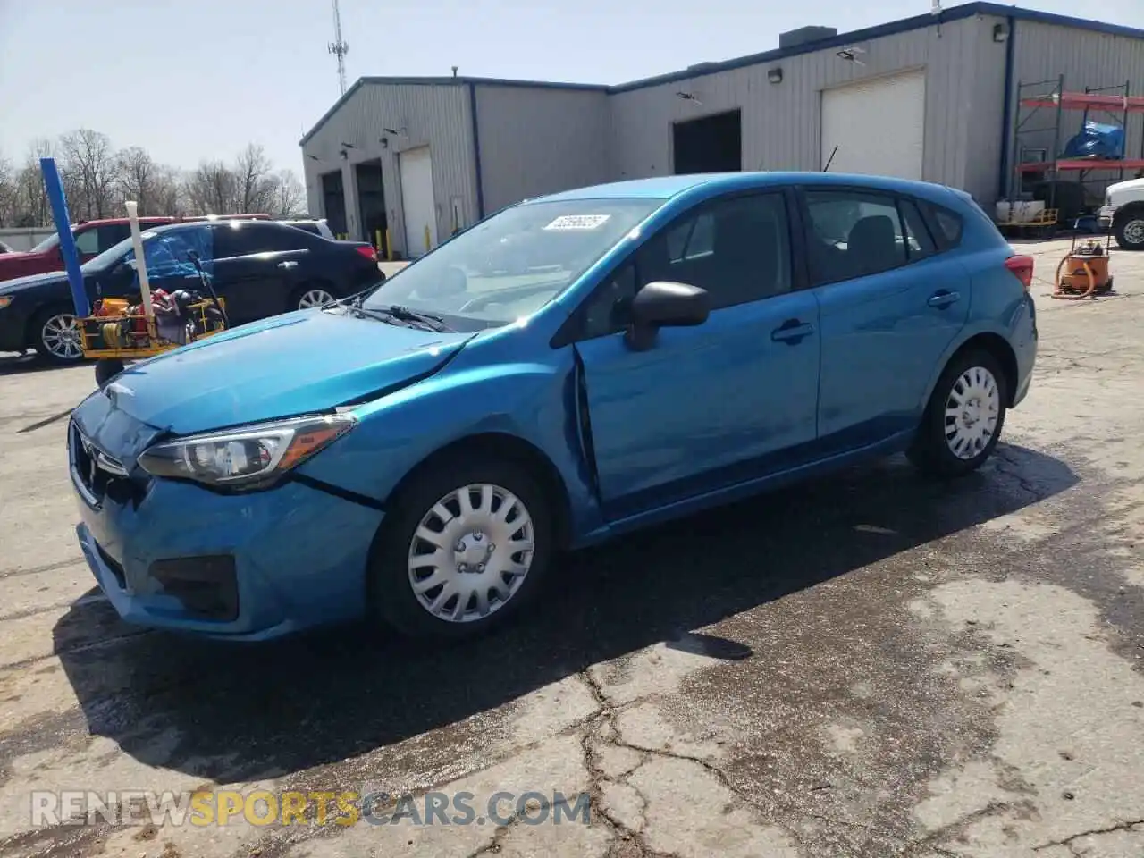 1 Photograph of a damaged car 4S3GTAA67K1707818 SUBARU IMPREZA 2019