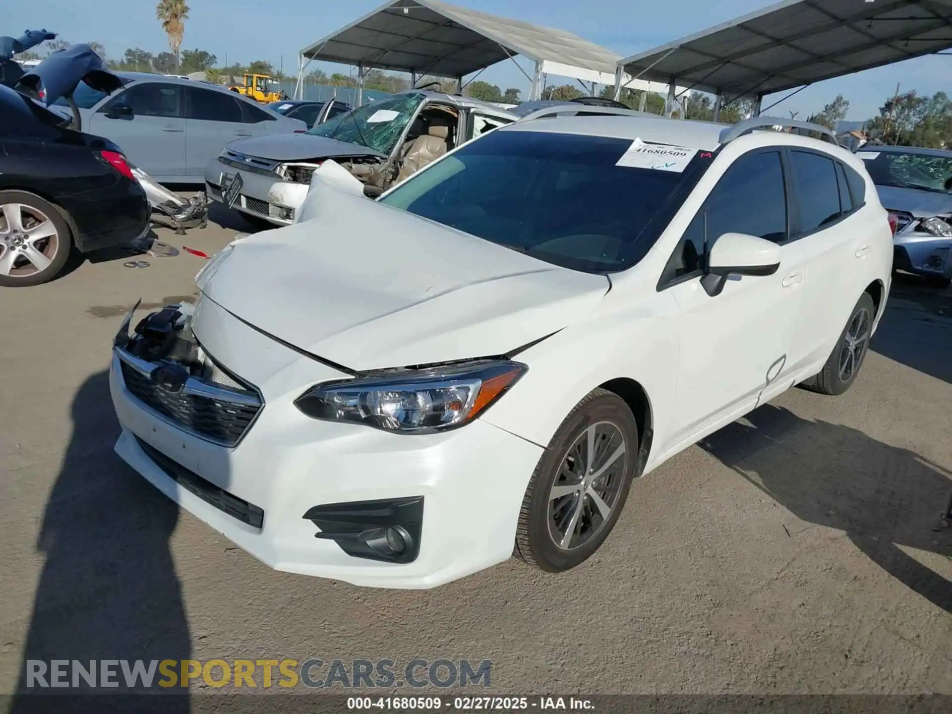 2 Photograph of a damaged car 4S3GTAD67K3740091 SUBARU IMPREZA 2019
