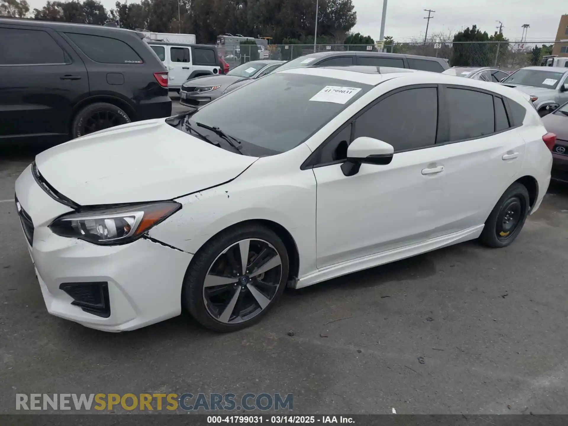 2 Photograph of a damaged car 4S3GTAM67K3756260 SUBARU IMPREZA 2019