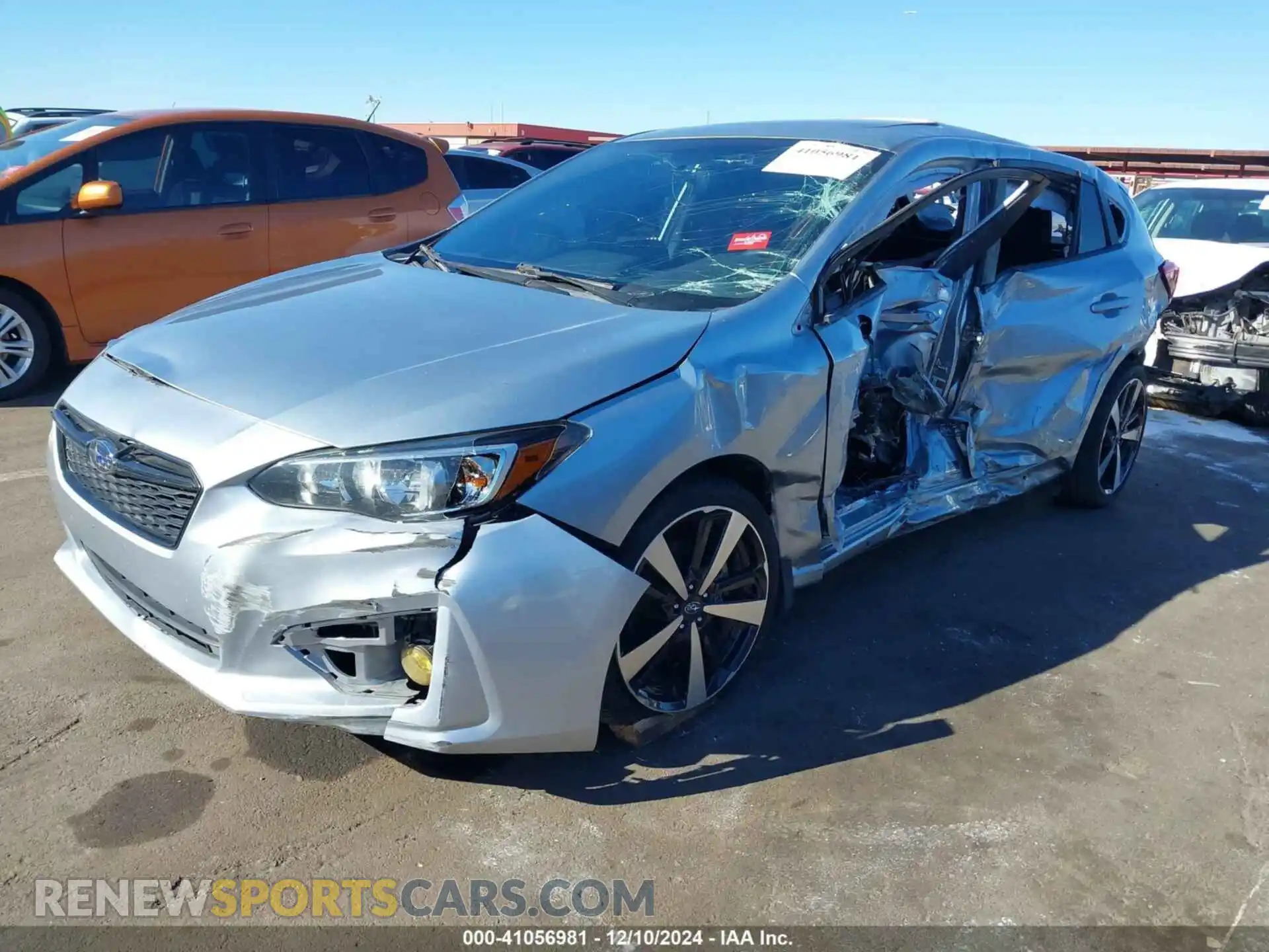 2 Photograph of a damaged car 4S3GTAM6XK3702273 SUBARU IMPREZA 2019