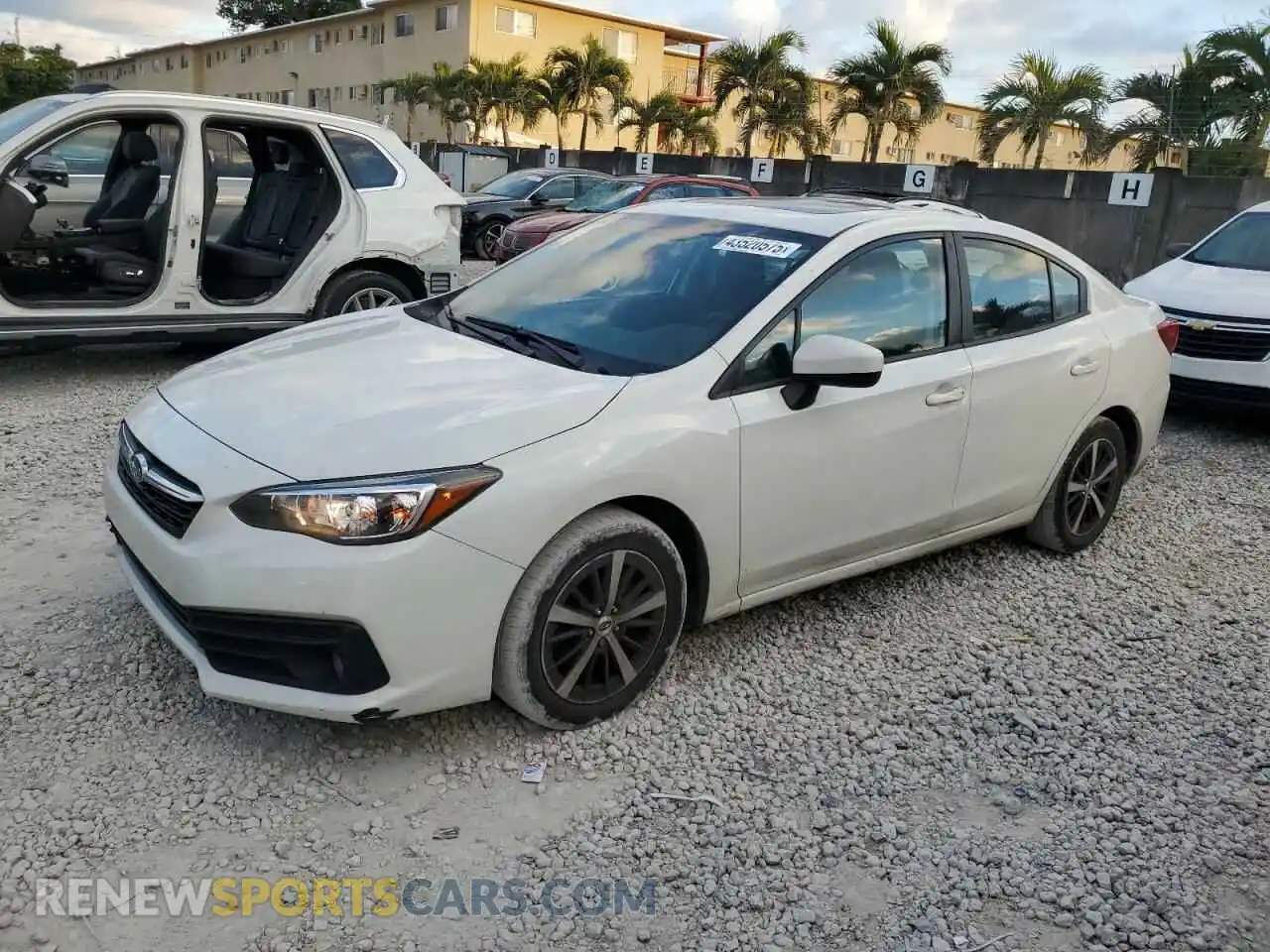 1 Photograph of a damaged car 4S3GKAD68L3611801 SUBARU IMPREZA 2020