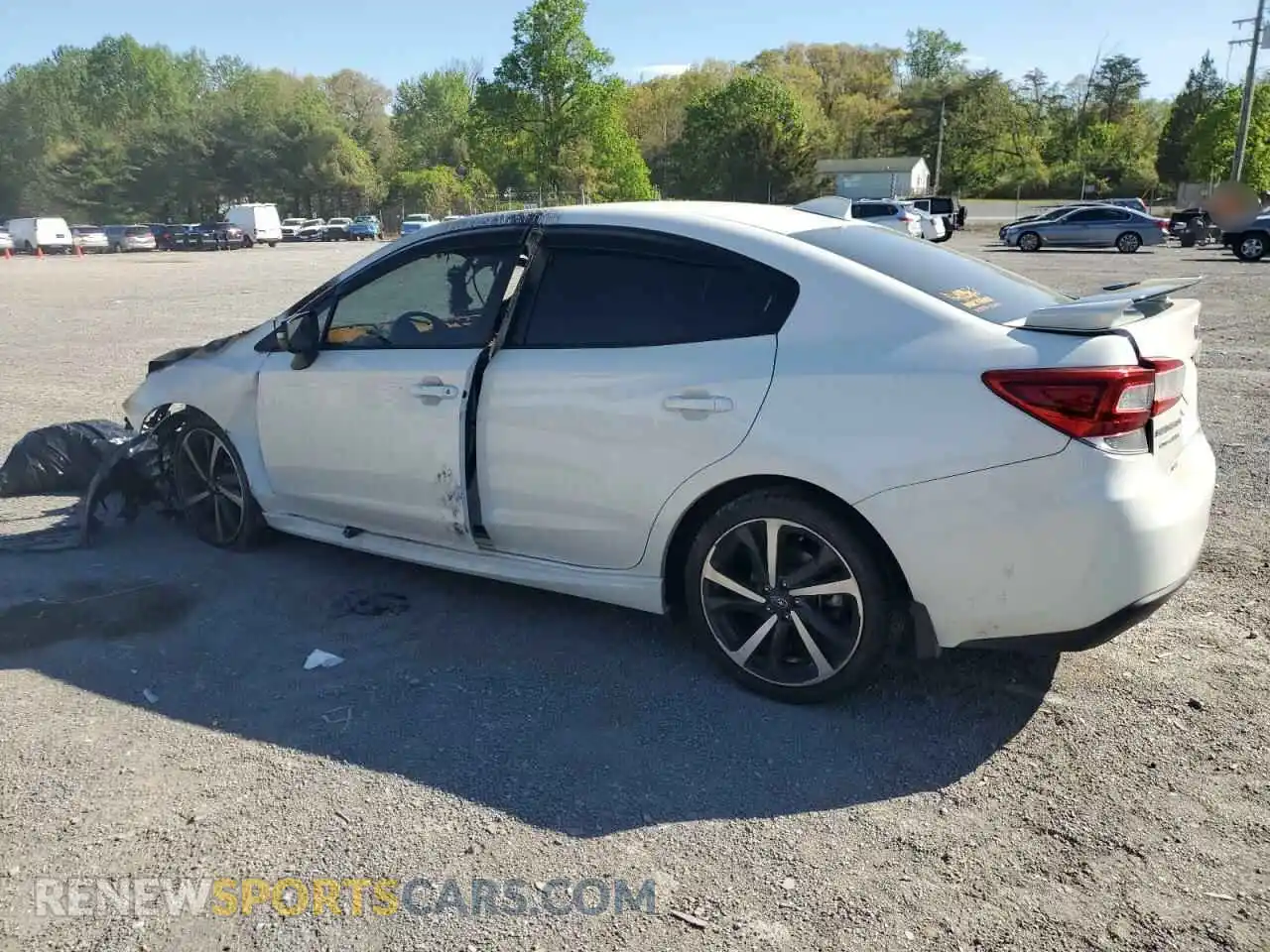 2 Photograph of a damaged car 4S3GKAM60L3604437 SUBARU IMPREZA 2020