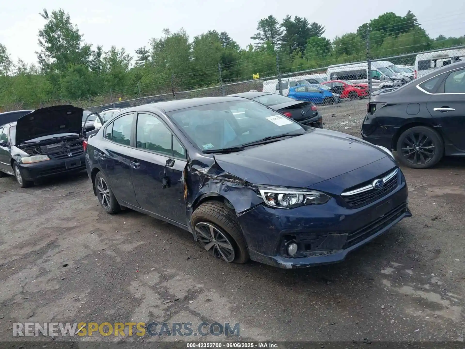 1 Photograph of a damaged car 4S3GKAV62L3607306 SUBARU IMPREZA 2020