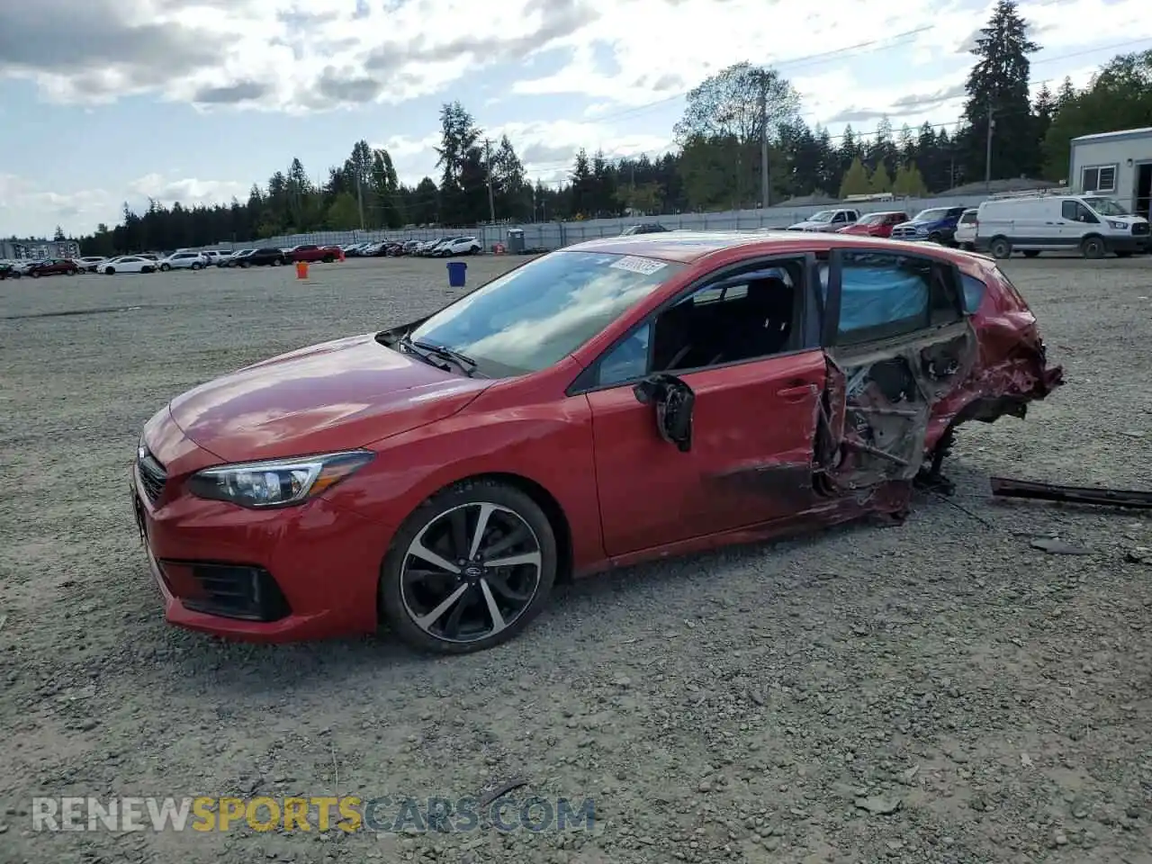 1 Photograph of a damaged car 4S3GTAM68L3722667 SUBARU IMPREZA 2020