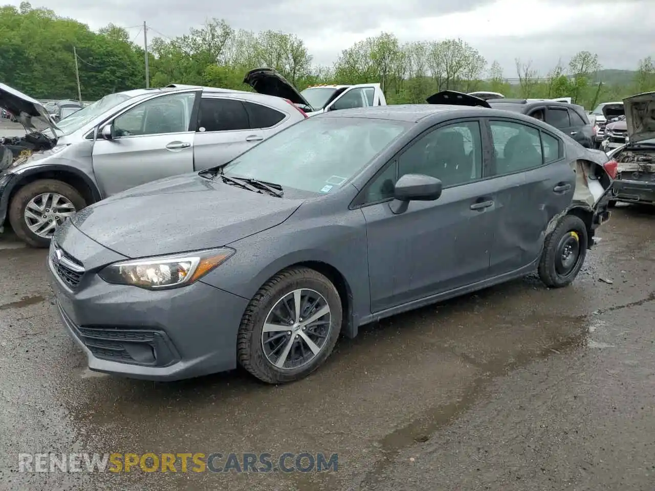 1 Photograph of a damaged car 4S3GKAD65M3605178 SUBARU IMPREZA 2021
