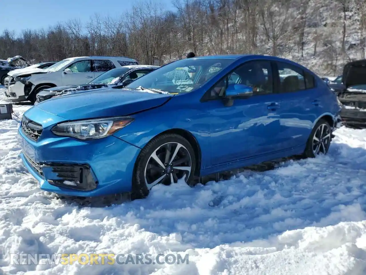 1 Photograph of a damaged car 4S3GKAM66M3600541 SUBARU IMPREZA 2021