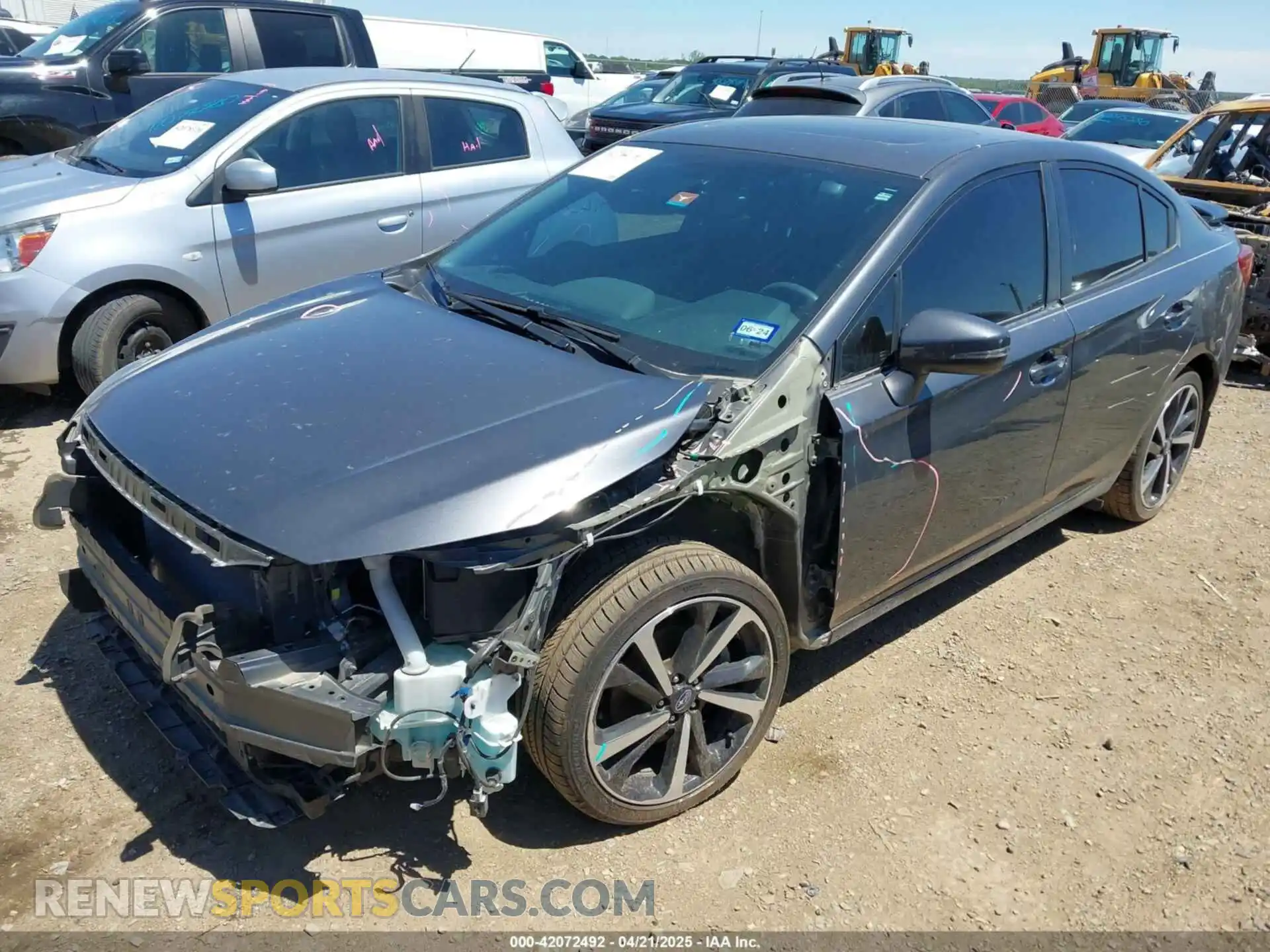 2 Photograph of a damaged car 4S3GKAM68M3607085 SUBARU IMPREZA 2021