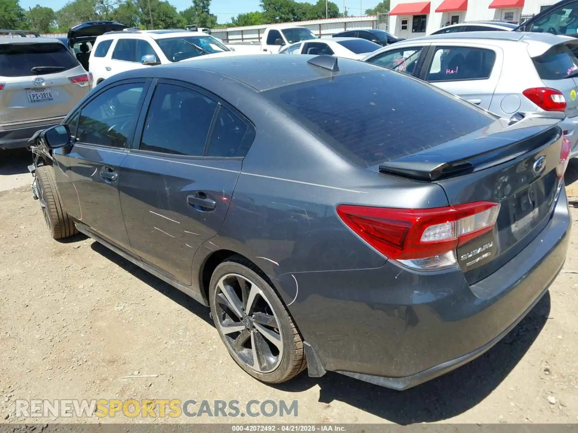 3 Photograph of a damaged car 4S3GKAM68M3607085 SUBARU IMPREZA 2021