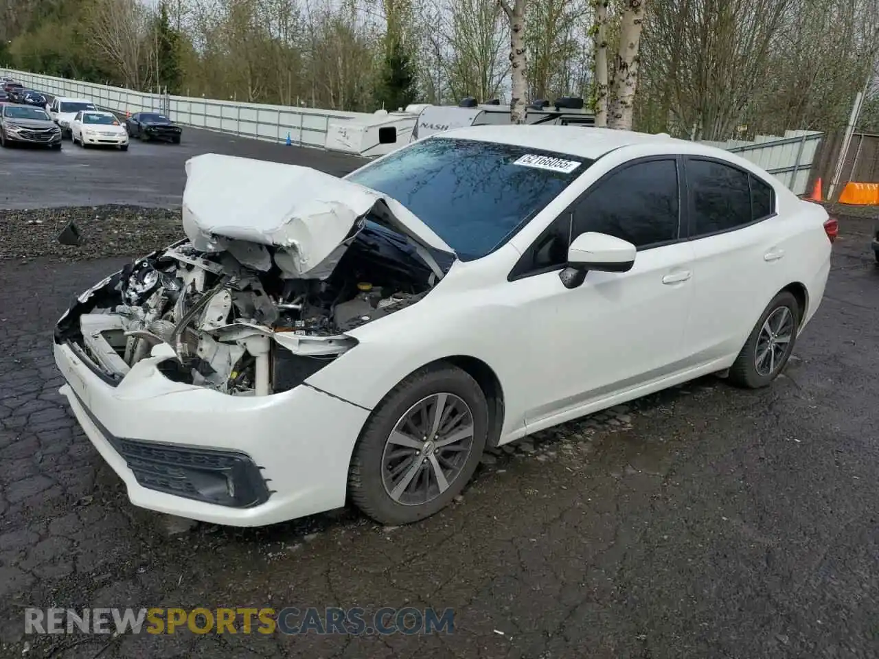 1 Photograph of a damaged car 4S3GKAV6XM3603781 SUBARU IMPREZA 2021