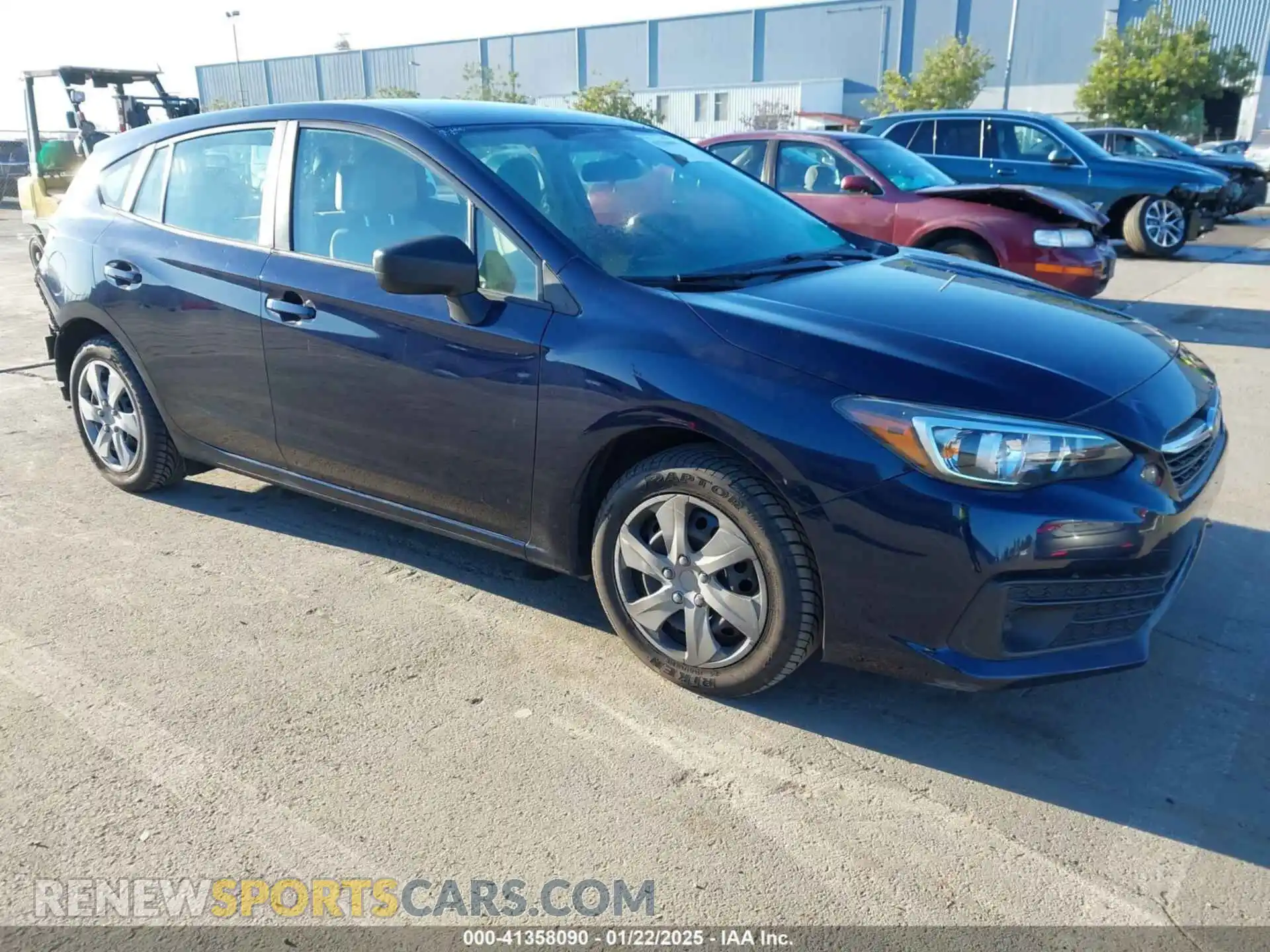 1 Photograph of a damaged car 4S3GTAB62M3701933 SUBARU IMPREZA 2021