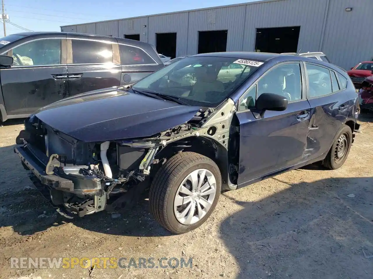 1 Photograph of a damaged car 4S3GTAB62M3710583 SUBARU IMPREZA 2021