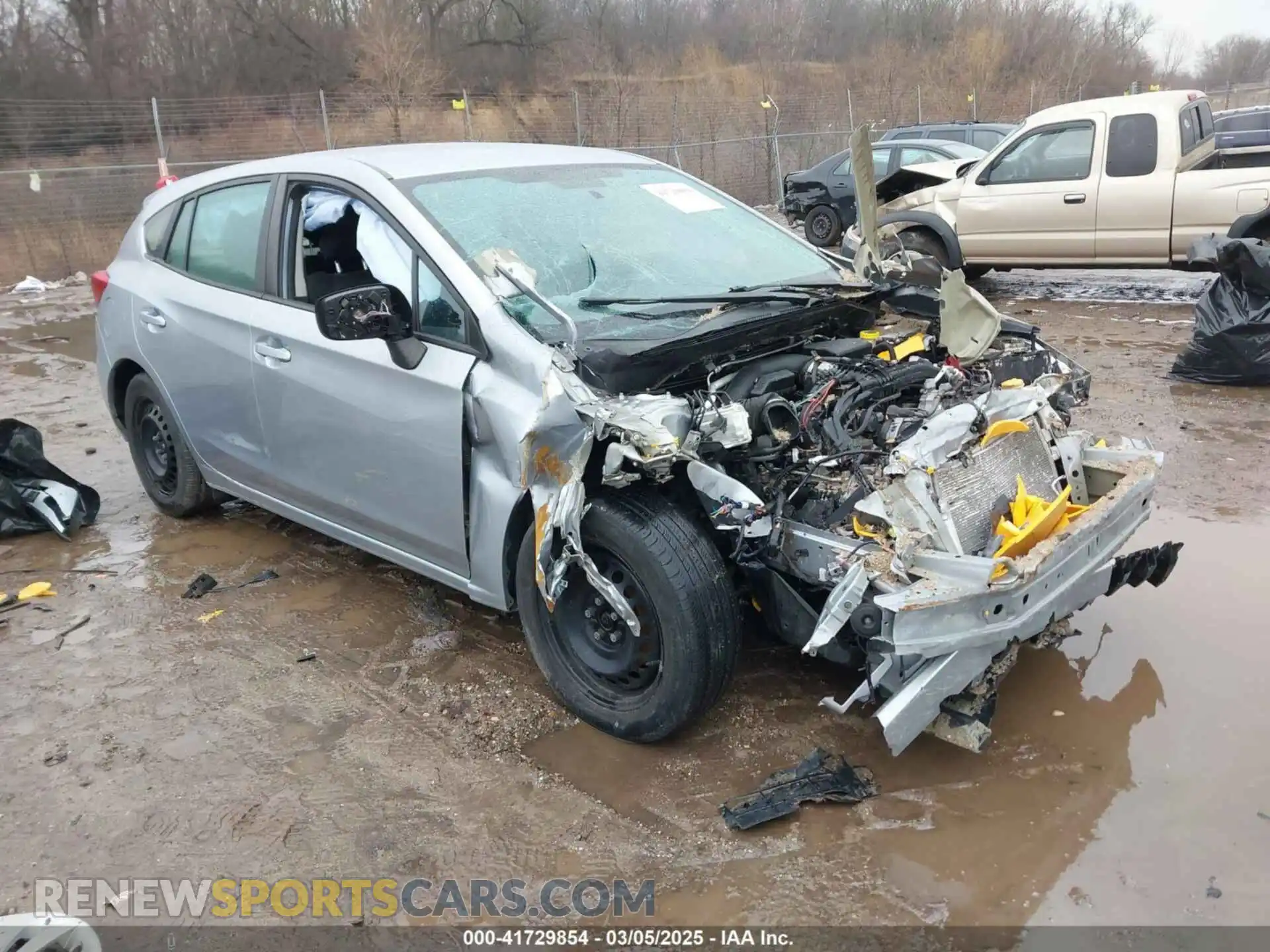 1 Photograph of a damaged car 4S3GTAB64M3702274 SUBARU IMPREZA 2021