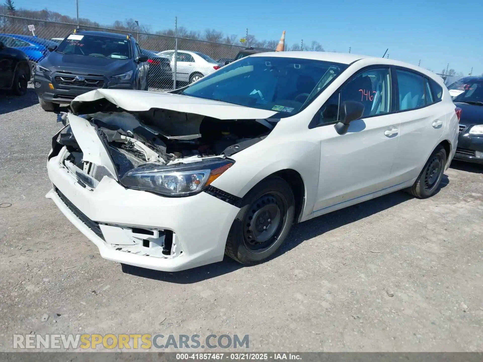 2 Photograph of a damaged car 4S3GTAB66M3703538 SUBARU IMPREZA 2021