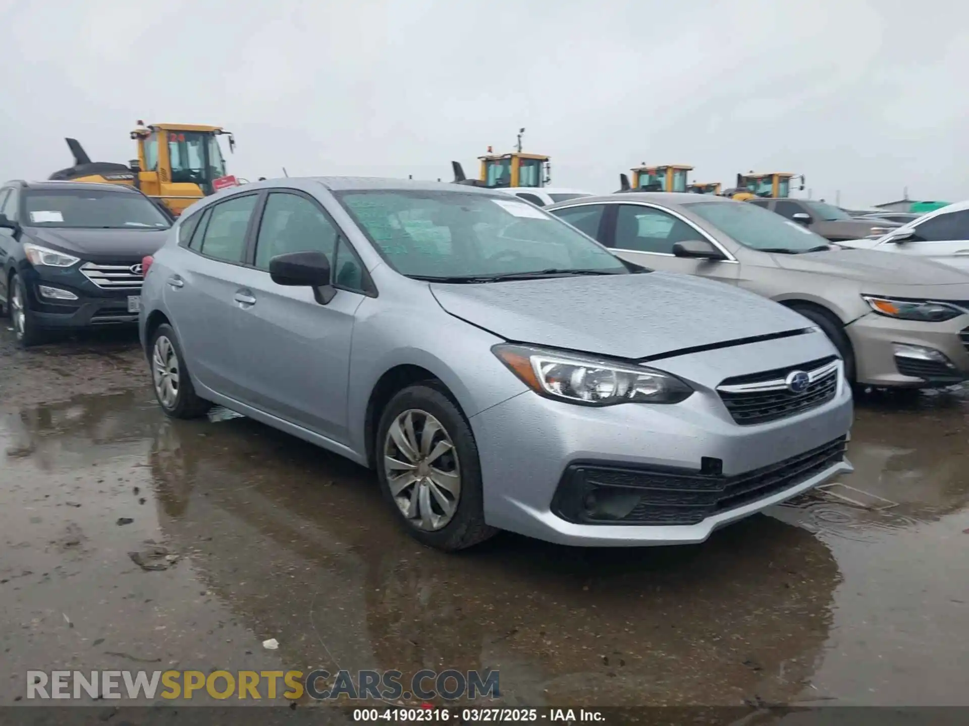 1 Photograph of a damaged car 4S3GTAB67M3711258 SUBARU IMPREZA 2021