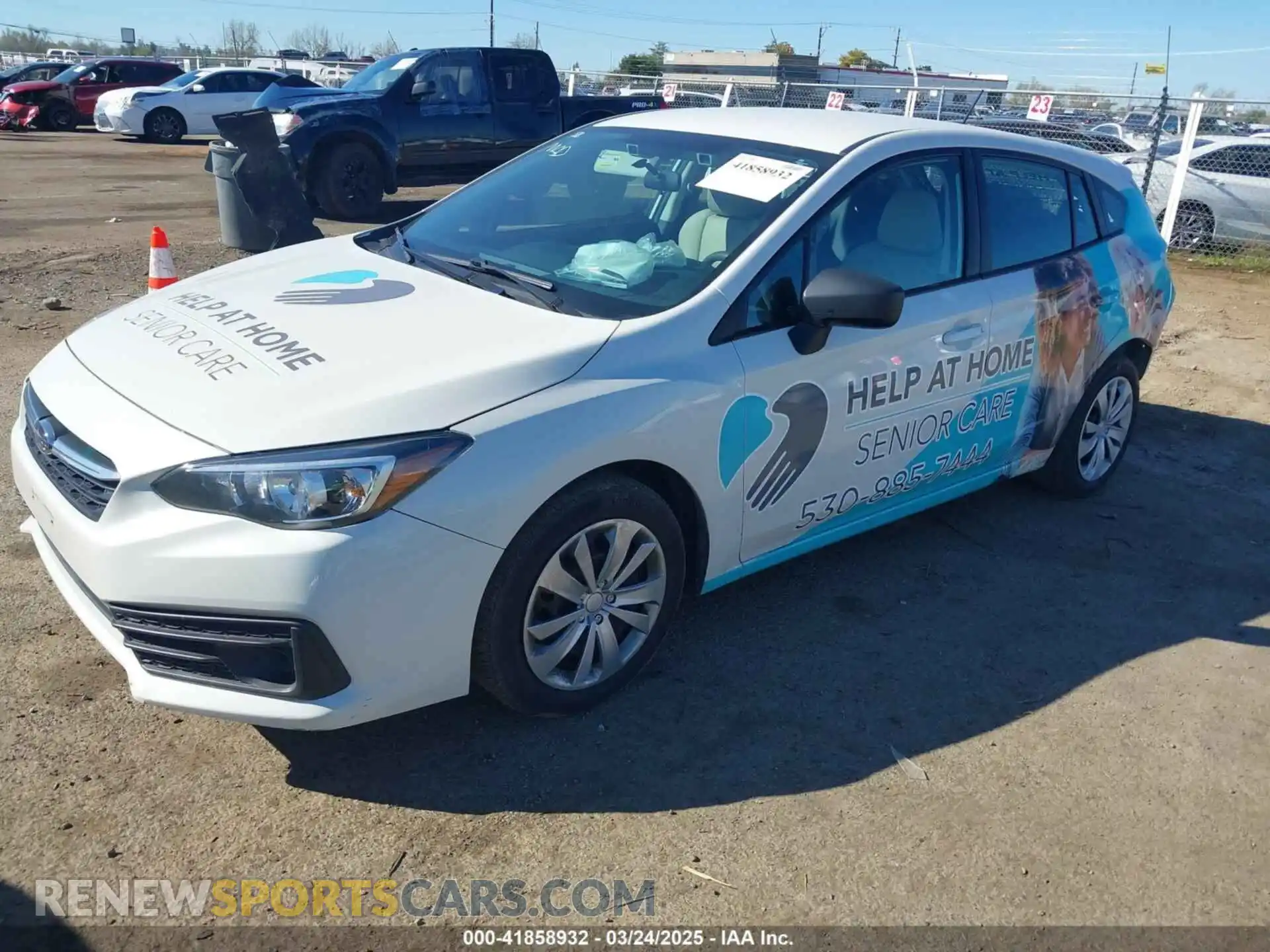 2 Photograph of a damaged car 4S3GTAB67M3711521 SUBARU IMPREZA 2021