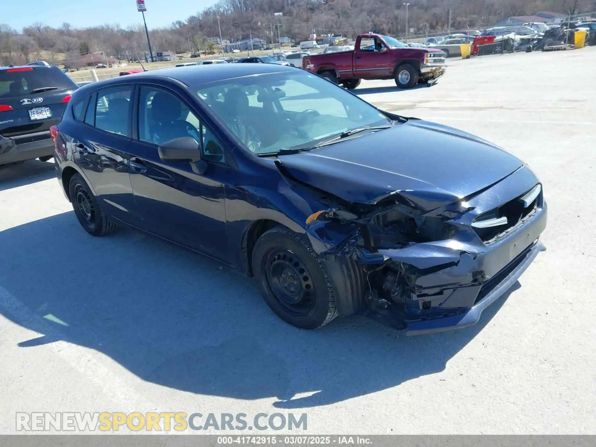 1 Photograph of a damaged car 4S3GTAB69M3714095 SUBARU IMPREZA 2021