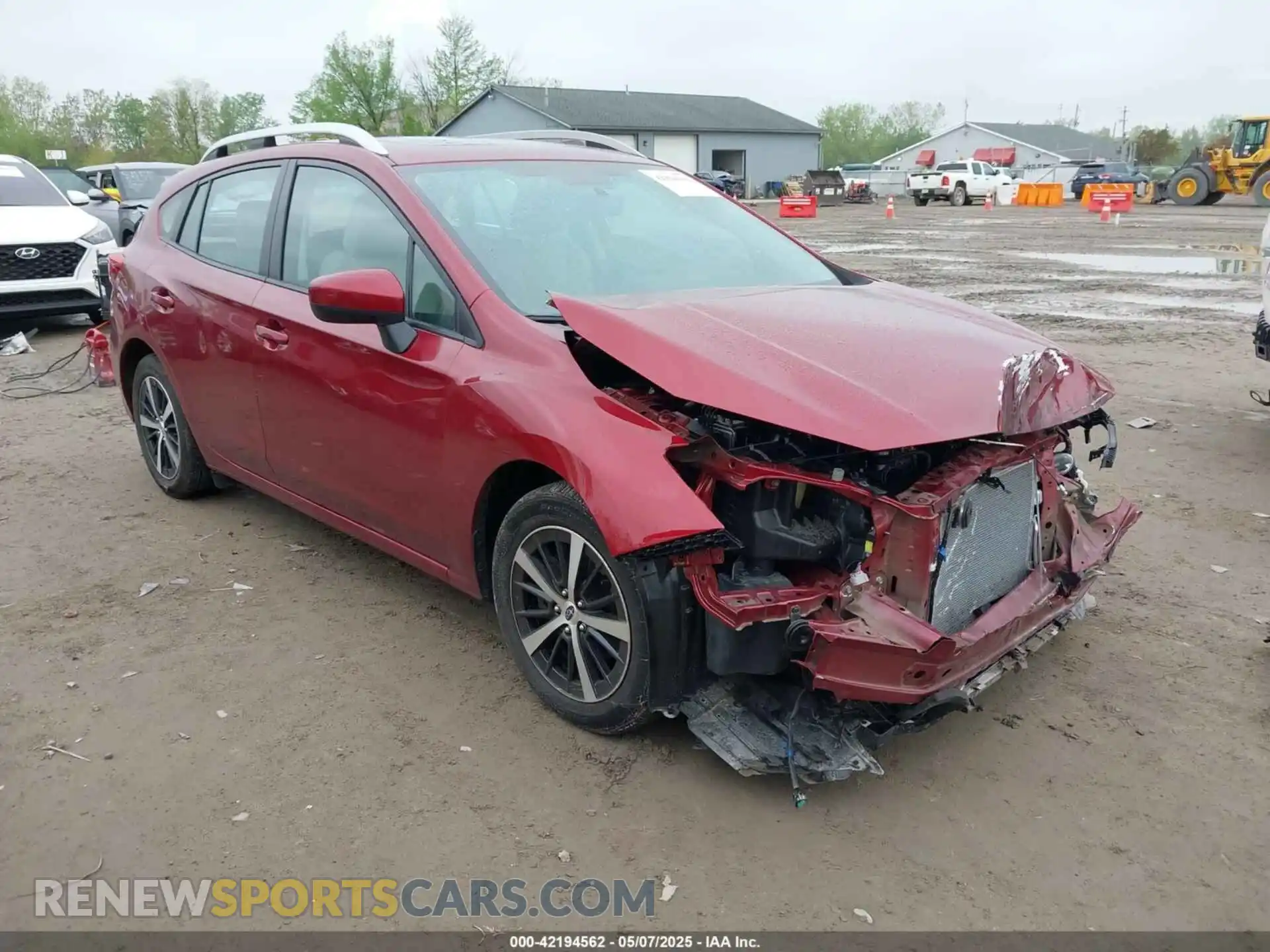 1 Photograph of a damaged car 4S3GTAD60M3706741 SUBARU IMPREZA 2021