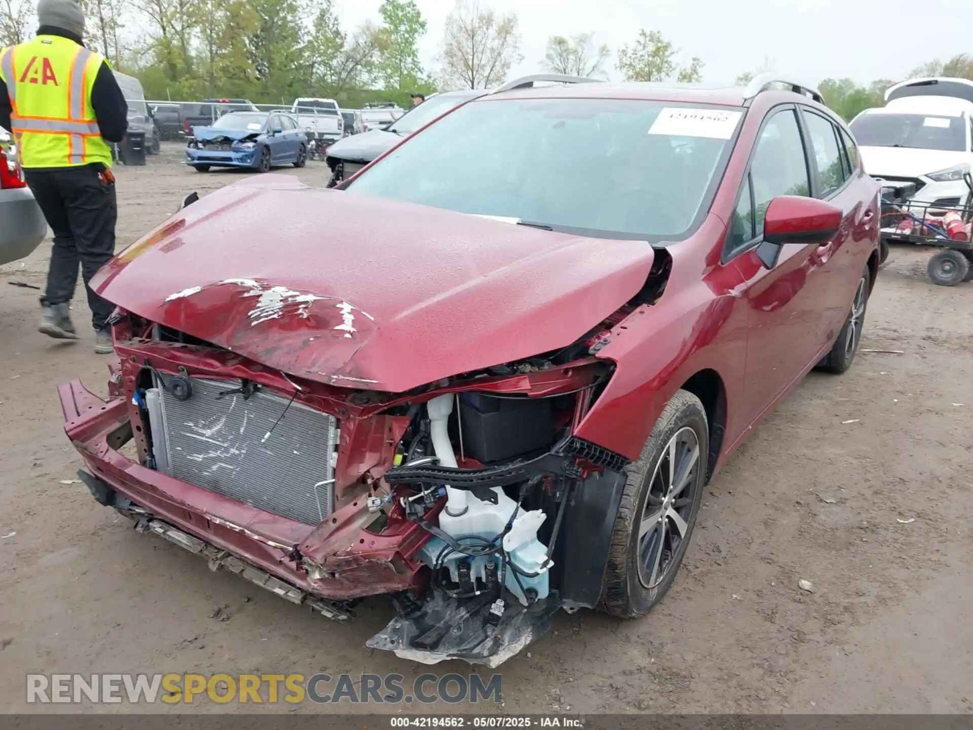 2 Photograph of a damaged car 4S3GTAD60M3706741 SUBARU IMPREZA 2021