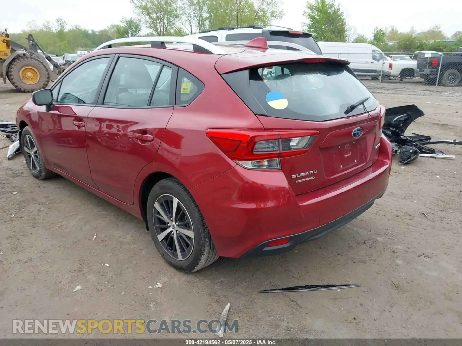 3 Photograph of a damaged car 4S3GTAD60M3706741 SUBARU IMPREZA 2021