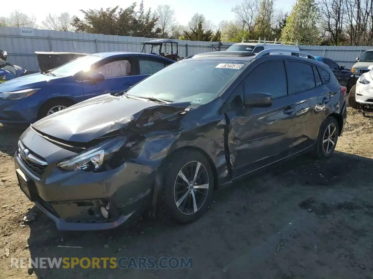 1 Photograph of a damaged car 4S3GTAD64M3712378 SUBARU IMPREZA 2021