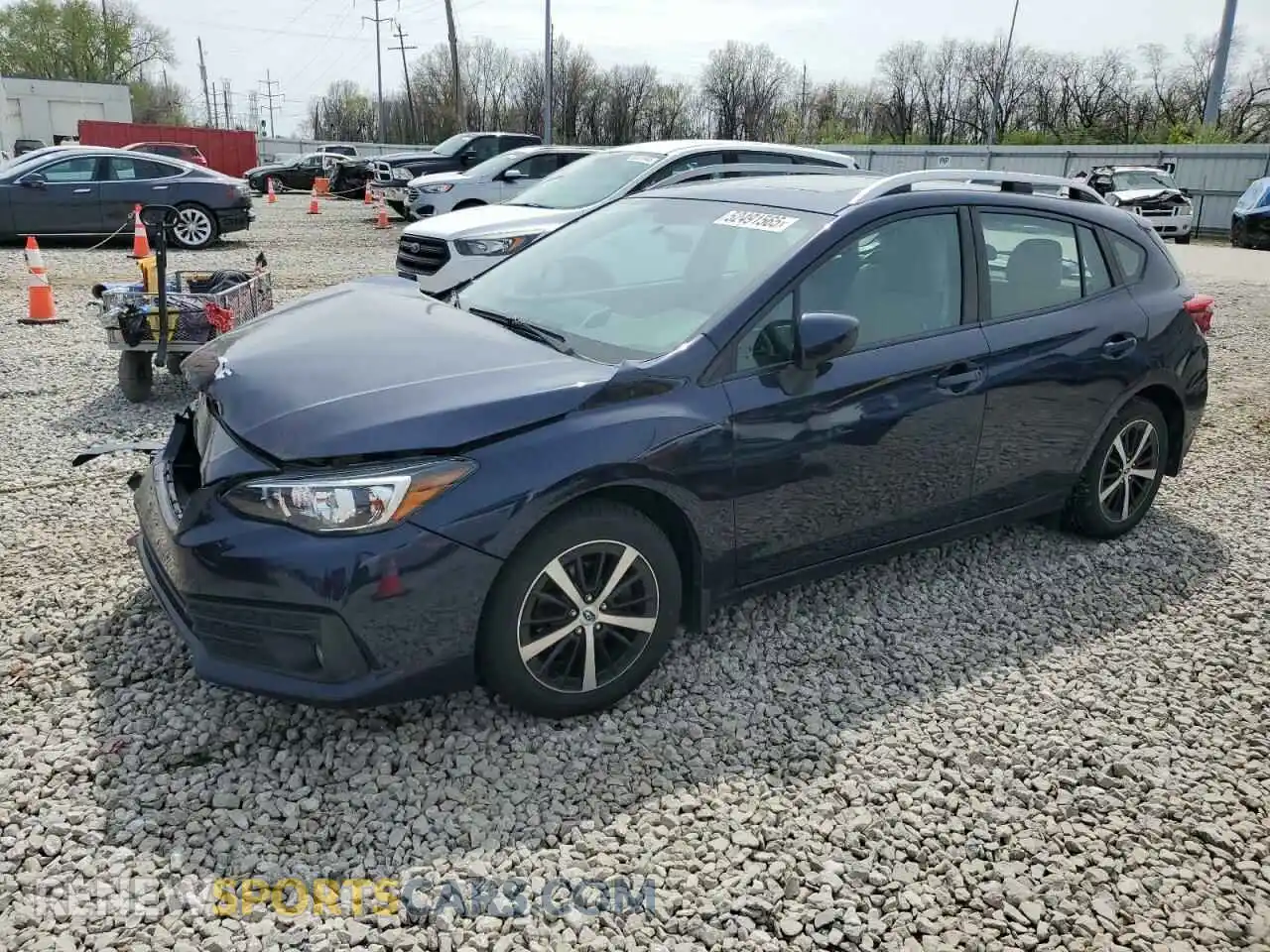 1 Photograph of a damaged car 4S3GTAD68M3707216 SUBARU IMPREZA 2021