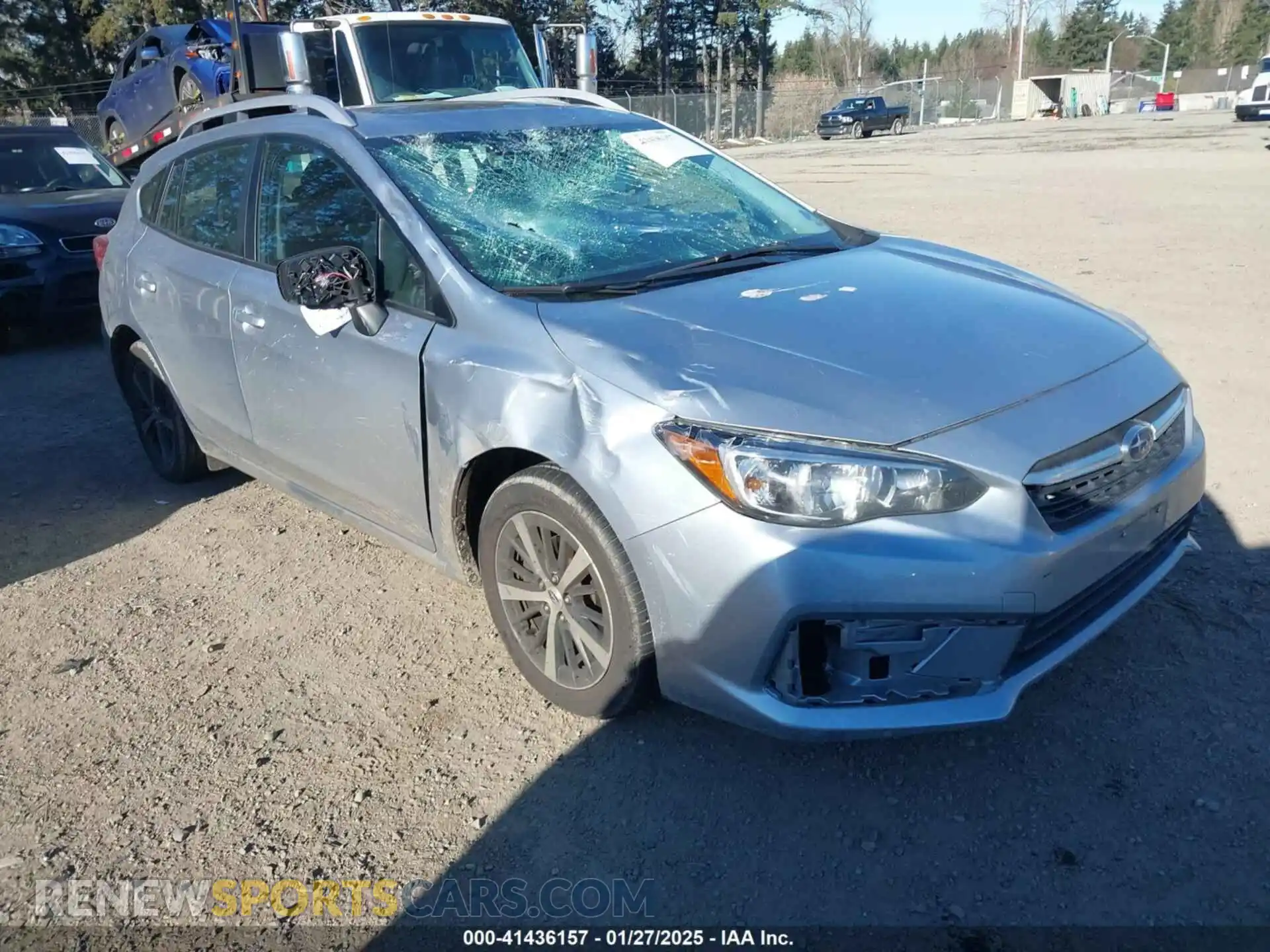 1 Photograph of a damaged car 4S3GTAD6XM3716175 SUBARU IMPREZA 2021