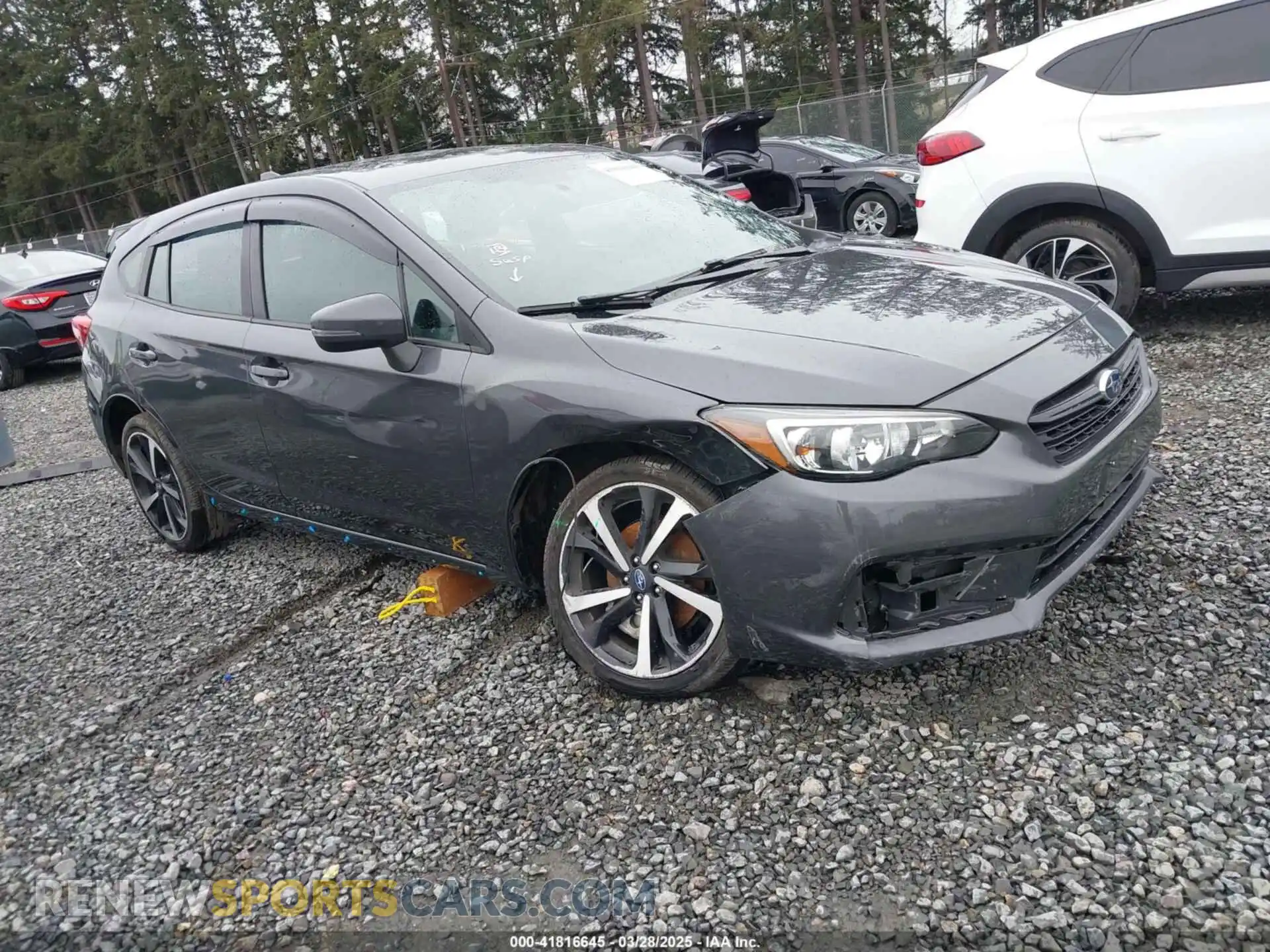 1 Photograph of a damaged car 4S3GTAM66M3714598 SUBARU IMPREZA 2021