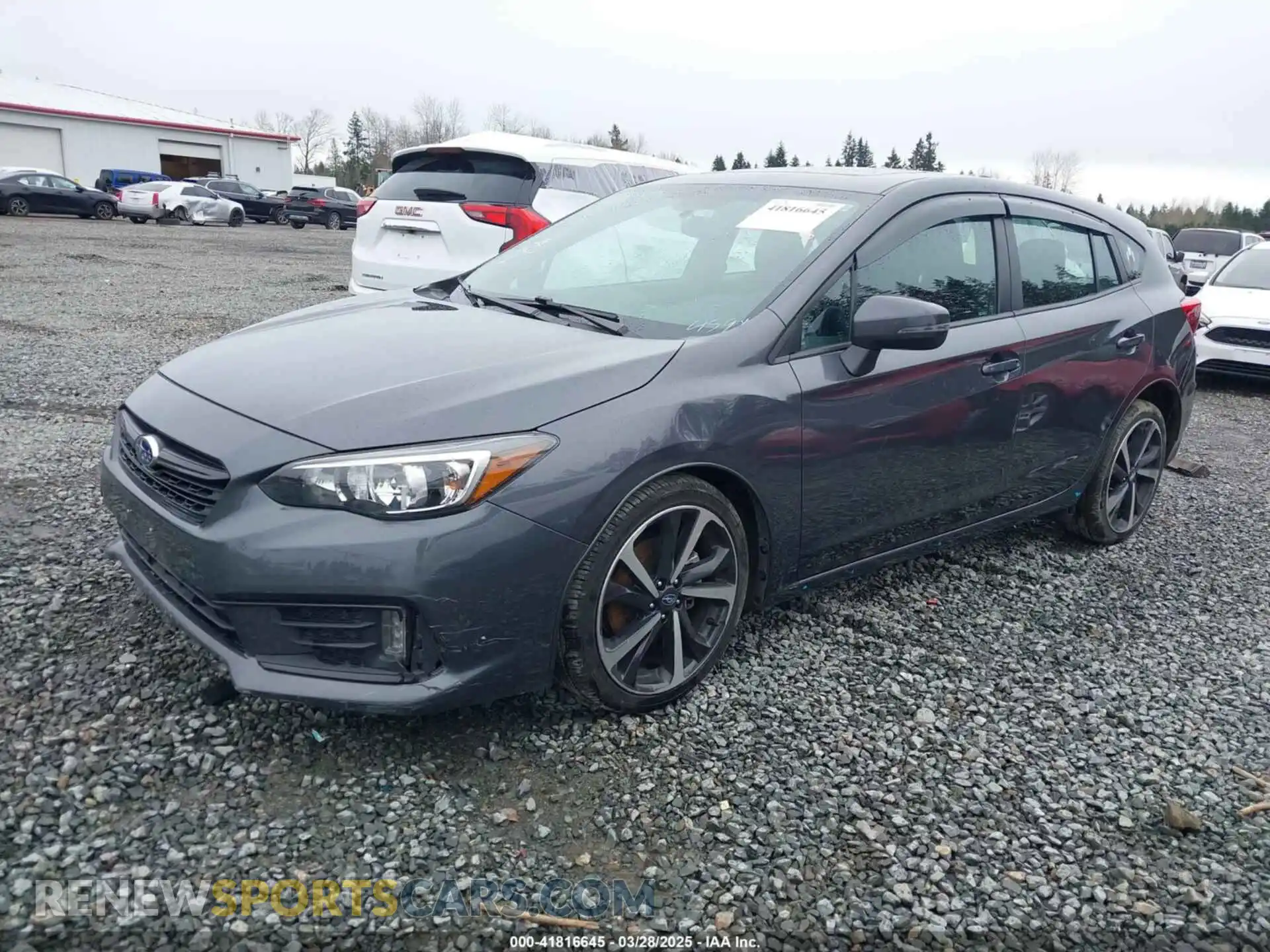 2 Photograph of a damaged car 4S3GTAM66M3714598 SUBARU IMPREZA 2021