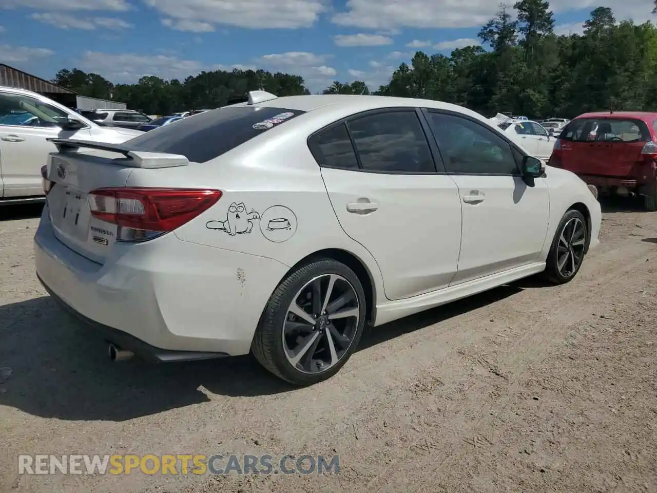 3 Photograph of a damaged car 4S3GKAM62N3604202 SUBARU IMPREZA 2022