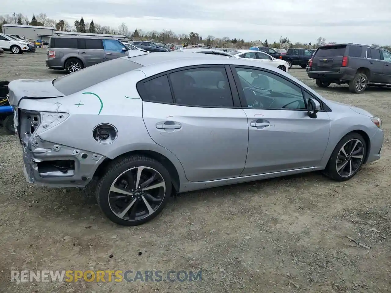 3 Photograph of a damaged car 4S3GKAM65P3603533 SUBARU IMPREZA 2023