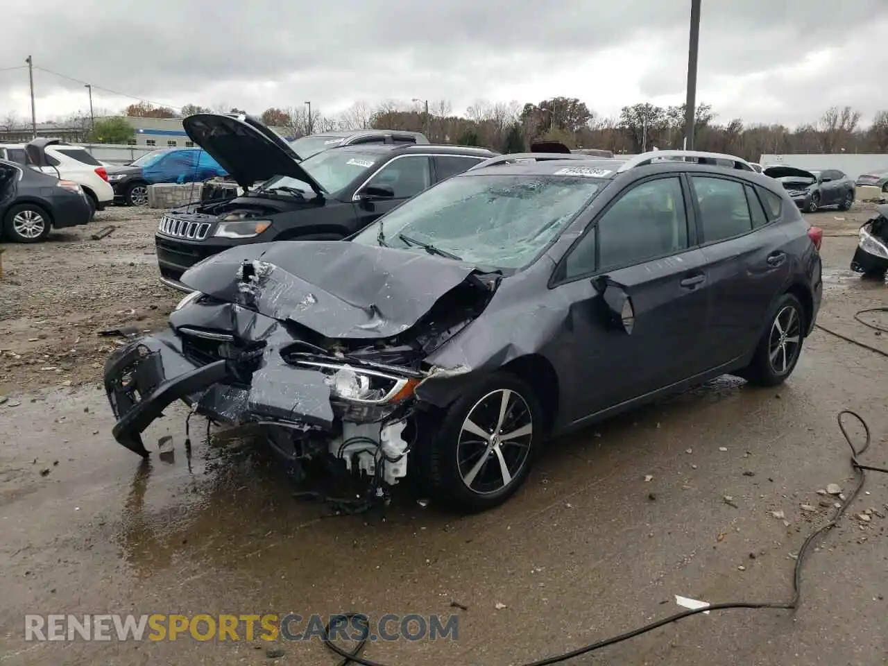 1 Photograph of a damaged car 4S3GTAD6XP3703785 SUBARU IMPREZA 2023