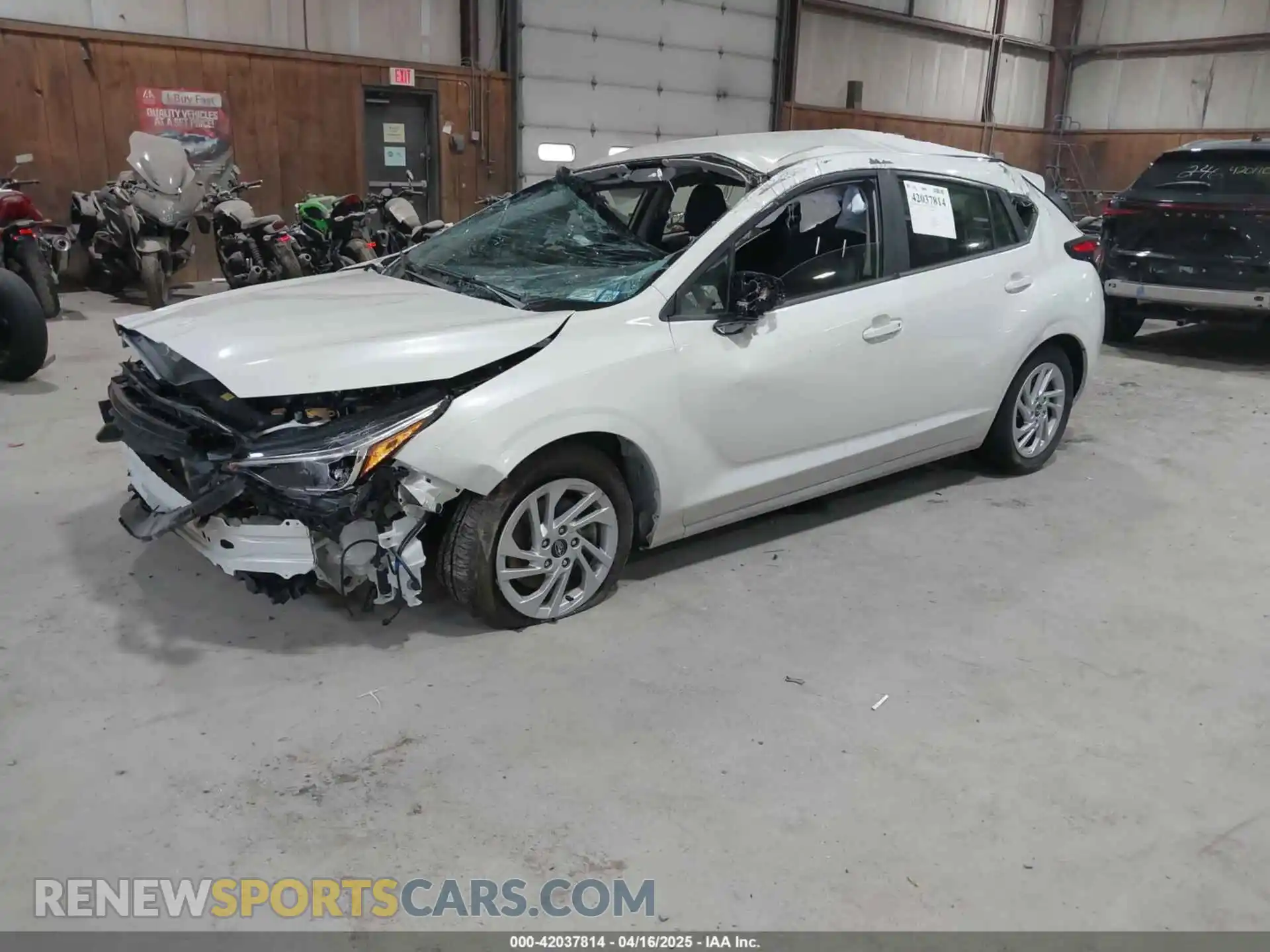 2 Photograph of a damaged car JF1GUABC1R8302840 SUBARU IMPREZA 2024