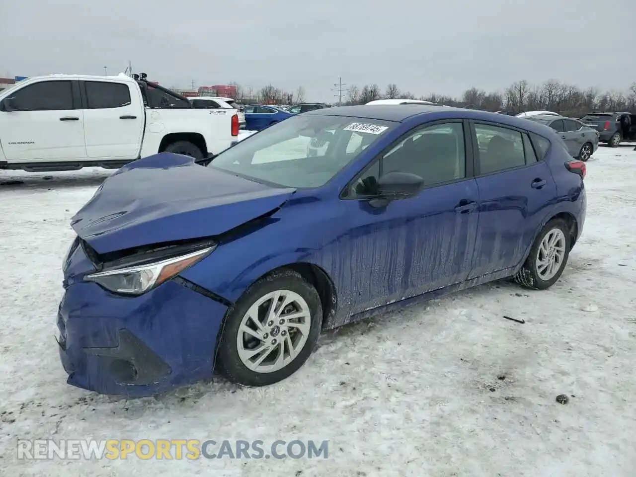 1 Photograph of a damaged car JF1GUABC2R8346992 SUBARU IMPREZA 2024