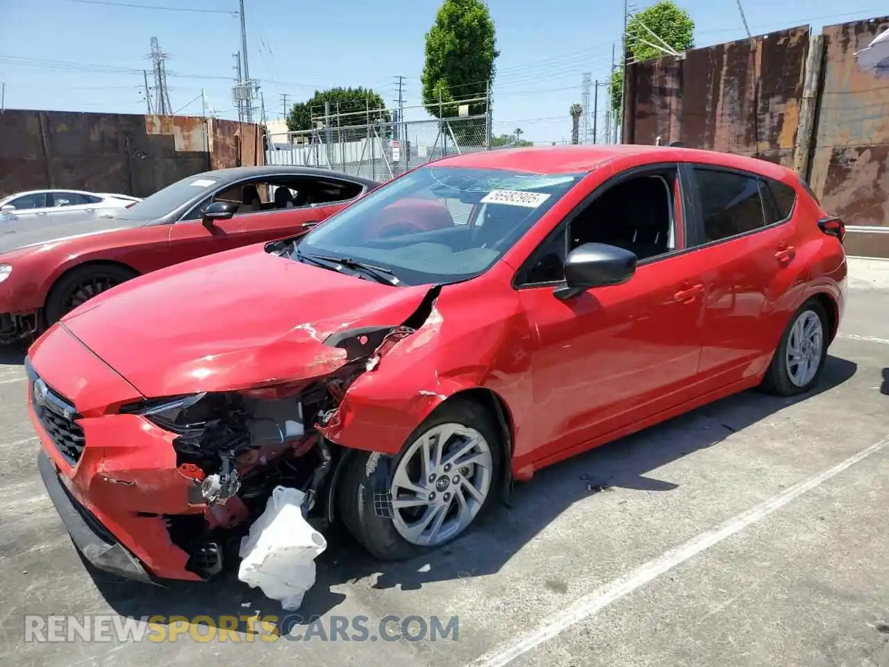1 Photograph of a damaged car JF1GUABC2R8906753 SUBARU IMPREZA 2024