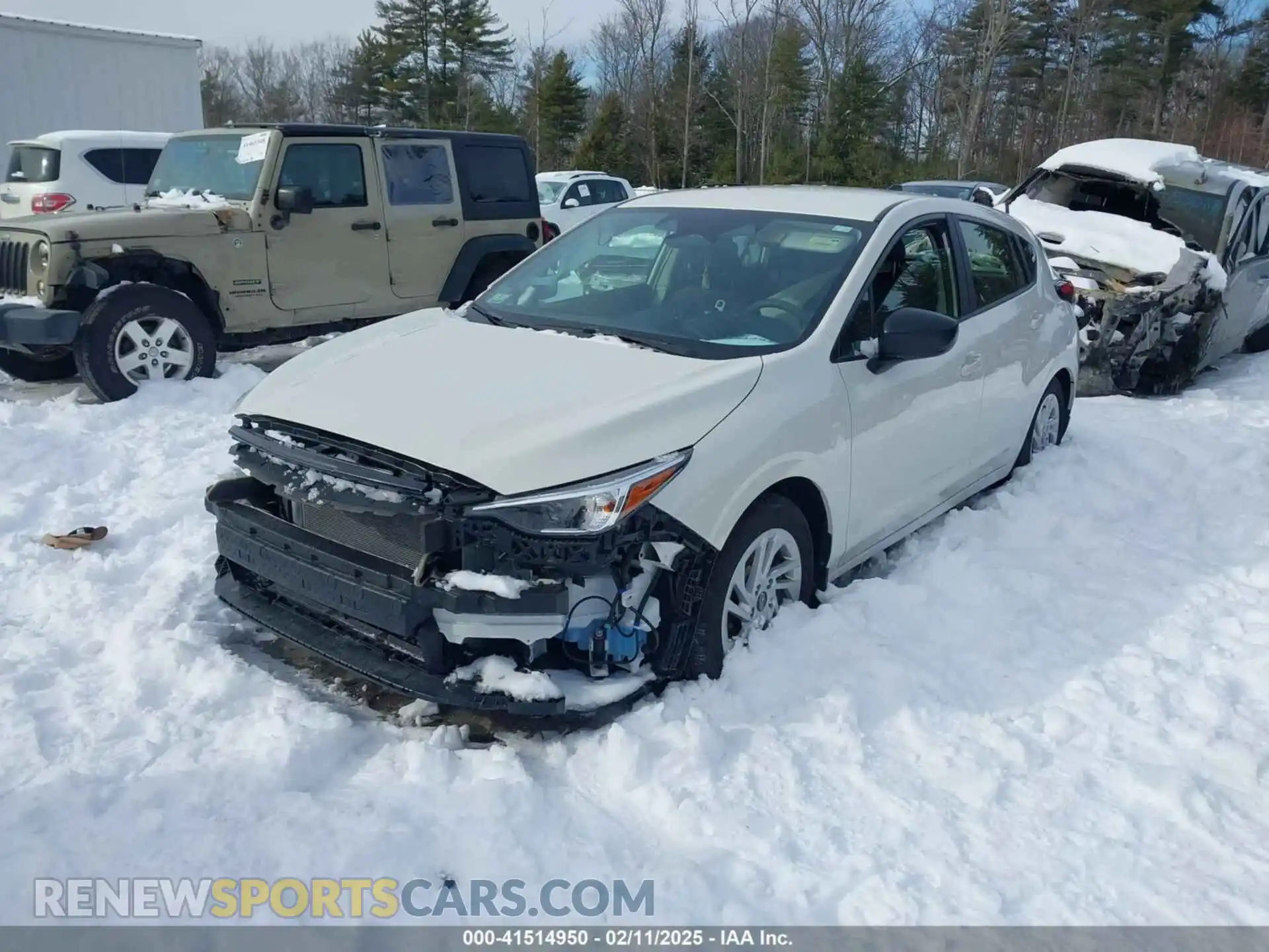 2 Photograph of a damaged car JF1GUABC4R8325612 SUBARU IMPREZA 2024