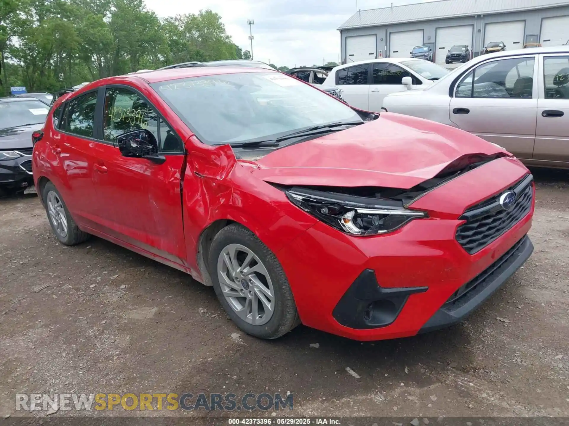 1 Photograph of a damaged car JF1GUABCXR8377746 SUBARU IMPREZA 2024