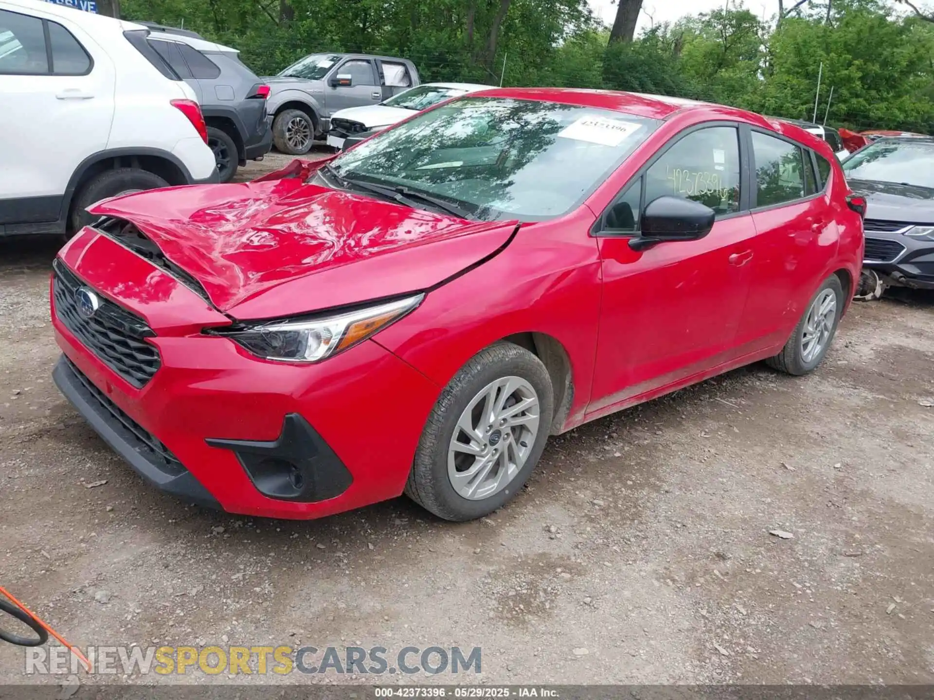 2 Photograph of a damaged car JF1GUABCXR8377746 SUBARU IMPREZA 2024