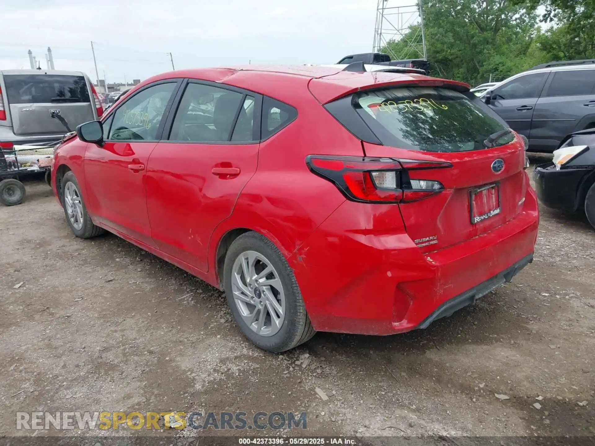 3 Photograph of a damaged car JF1GUABCXR8377746 SUBARU IMPREZA 2024