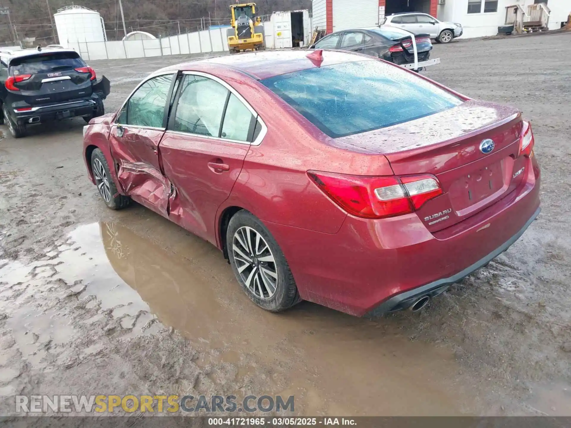 3 Photograph of a damaged car 4S3BNAF65K3021374 SUBARU LEGACY 2019