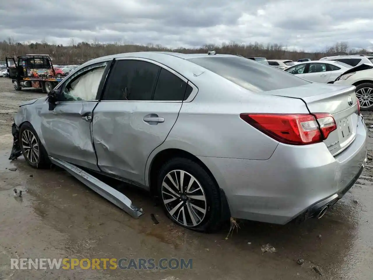 2 Photograph of a damaged car 4S3BNAF67K3038256 SUBARU LEGACY 2019