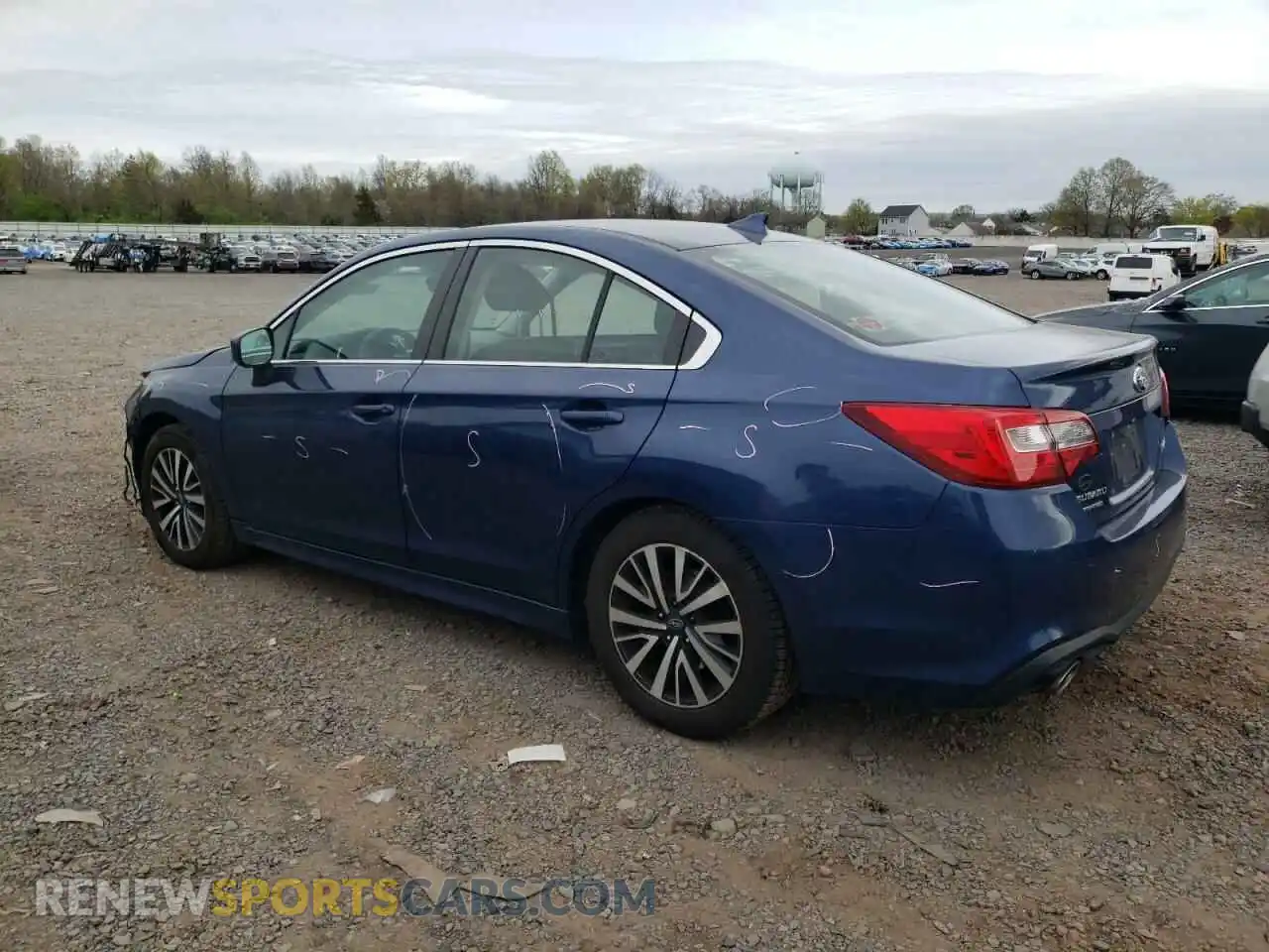 2 Photograph of a damaged car 4S3BNAF69K3011382 SUBARU LEGACY 2019