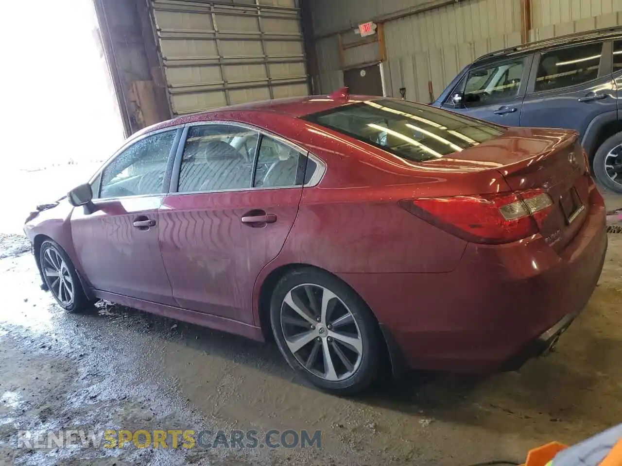 2 Photograph of a damaged car 4S3BNAN69K3003607 SUBARU LEGACY 2019