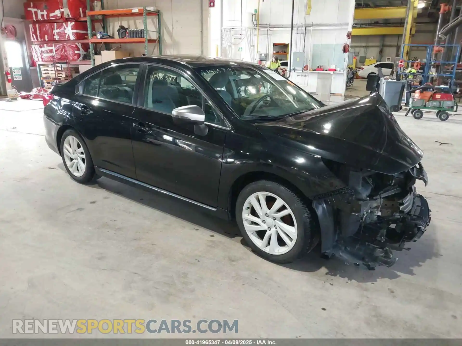 1 Photograph of a damaged car 4S3BNAS60K3023281 SUBARU LEGACY 2019
