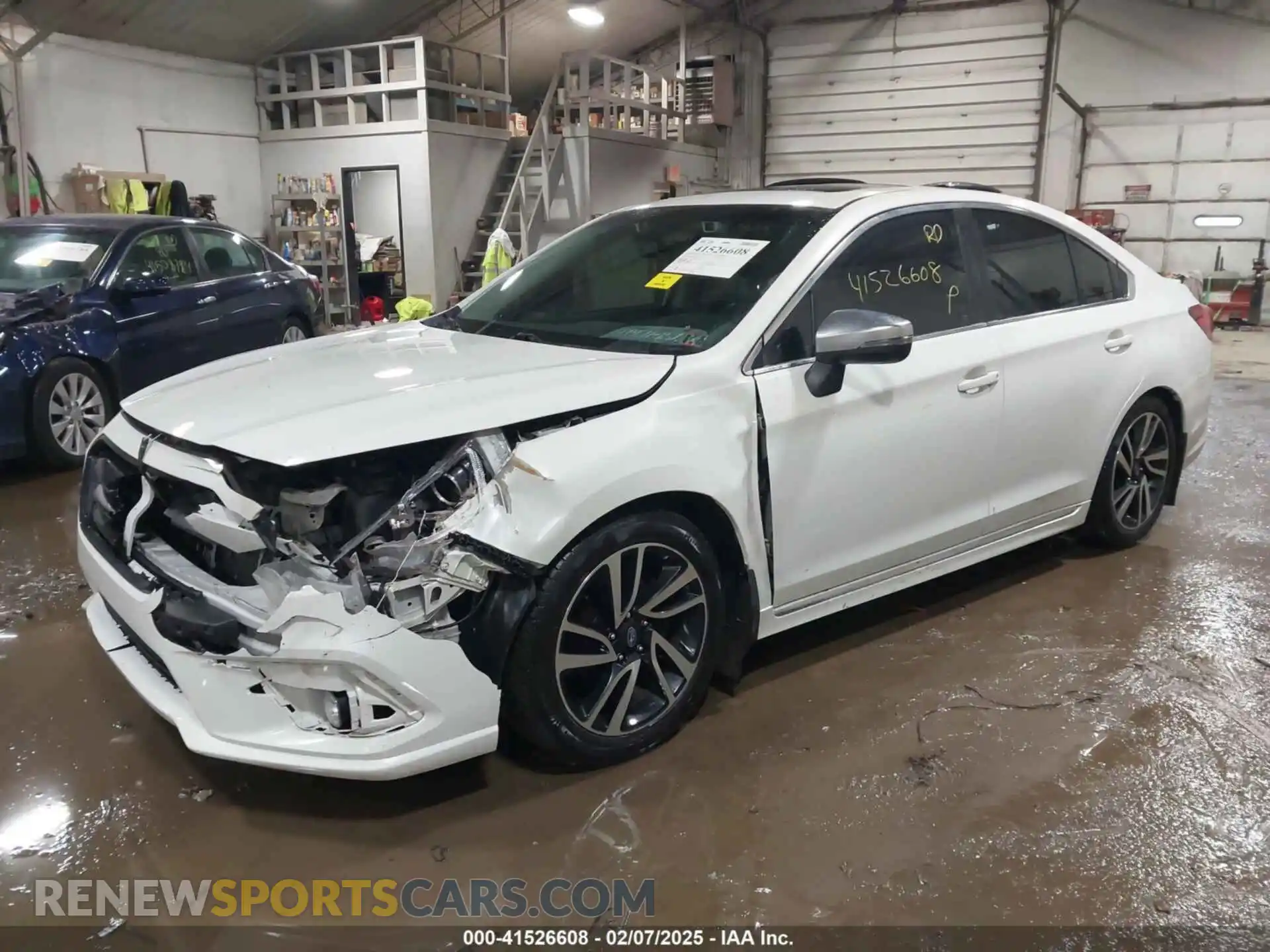 2 Photograph of a damaged car 4S3BNAS60K3035401 SUBARU LEGACY 2019