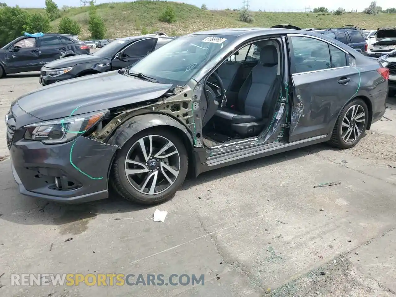 1 Фотография поврежденного автомобиля 4S3BNAS6XK3005502 SUBARU LEGACY 2019