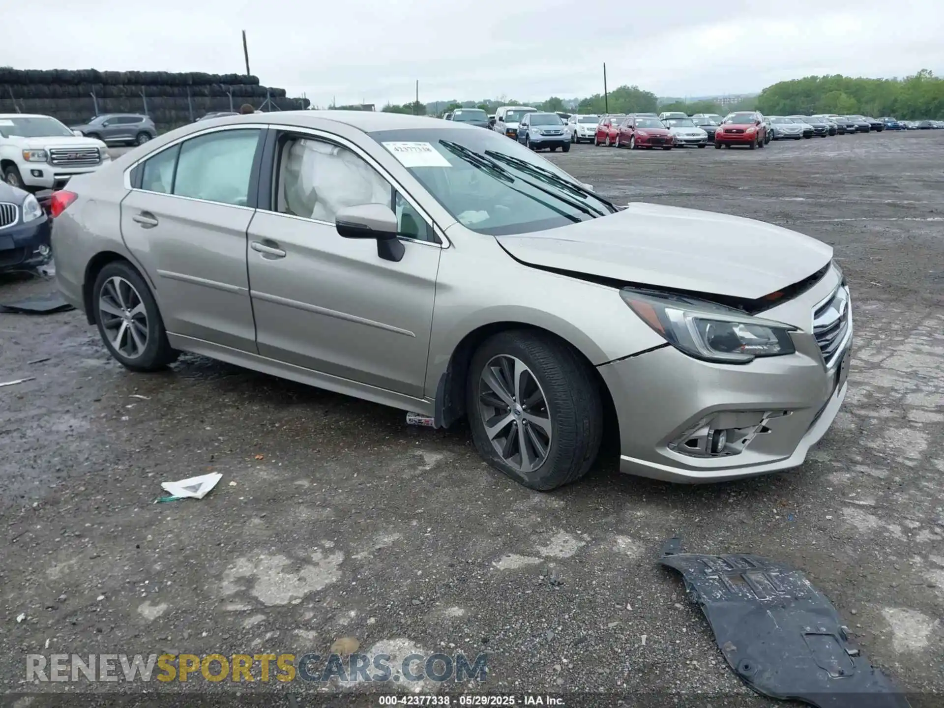 1 Photograph of a damaged car 4S3BNEJ69K3031663 SUBARU LEGACY 2019